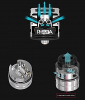 Купить Vandy Vape Phobia V2 RDA дрипка (черный) CL Vandy Vape Phobia V2 RDA дрипка (черный) CL
