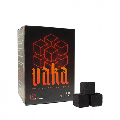 Купить Vaka, 72шт/уп - уголь для кальяна Vaka, 72шт/уп - уголь для кальяна