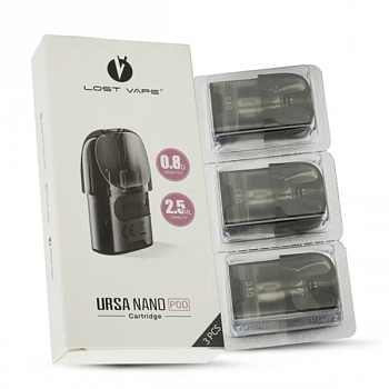 Купить Картридж Lost Vape Ursa Nano 0.8ohm 1шт/3уп Картридж Lost Vape Ursa Nano 0.8ohm 1шт/3уп